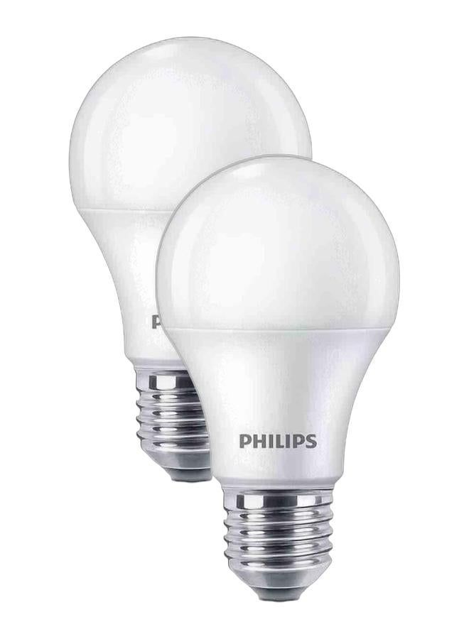 Philips Essential LED Bulb 11W 3000K 230V E27 - Warm White ‎6 x 6 x 10cm(Pack of 2) - Image 1